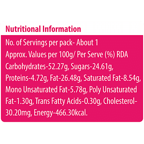 VEVEY Strawberry Cream-Filled Pocket Cake, 17 g