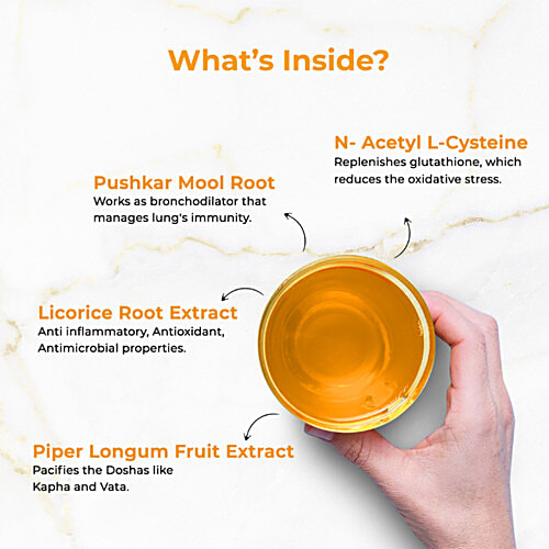 Auric Lung Detox Supplement With Natural Blend Of NAC, Pushkarmool, Piper Longum & Liquorice Herbs Extract, 20 pcs  Lungs Cleaner, Detoxification & Immune Defence