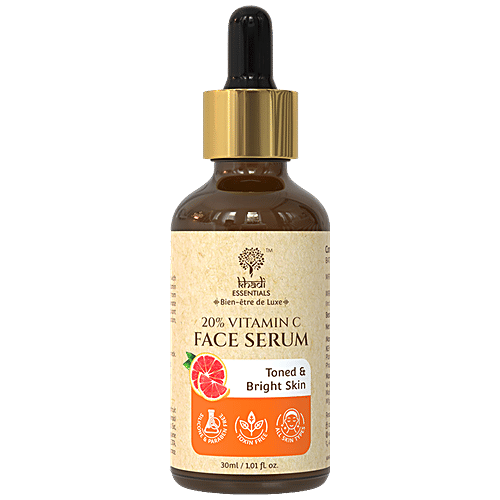 Buy Khadi Essentials 20 Vitamin C Face Serum For Toned & Bright Skin