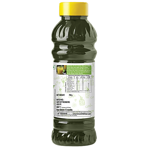 Mother's Recipe Mango Panna Fruit Crush, 750 ml  