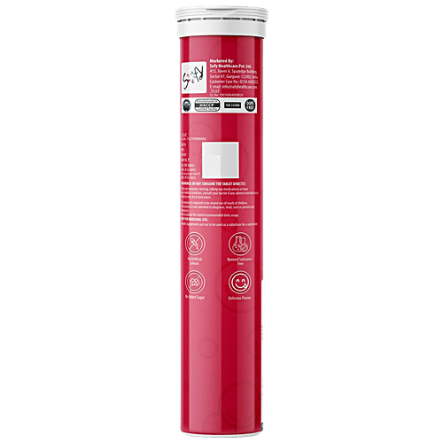 Naturyz L-Carnitine L Tartrate 2400 mg  Effervescent Tablets - Fat burner, Weight Loss, 20 Tablets (Pack of 3) 