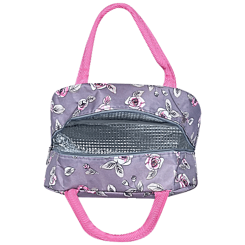 DP Insulated Lunch Bags Multiuse For School, Office, Picnic, Thermal Tote Bag - Purple, 1 pc