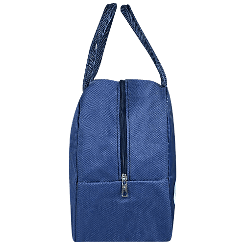 DP Insulated Lunch Bags Multiuse For School, Office, Picnic, Thermal Tote Bag - Blue, 1 pc  