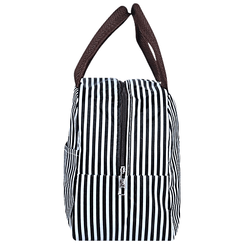 DP Insulated Lunch Bags Multiuse for School, Office, Picnic, Thermal Tote Bag - Stripe, 1 pc