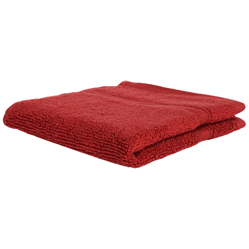 VC Face Towel - Red, 4 pcs  