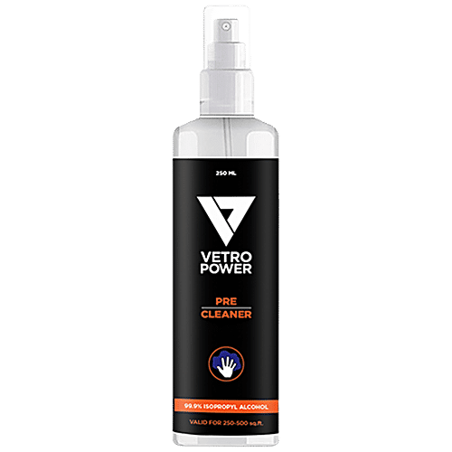 Vetro Power Pre-Cleaner - 99.9% Isopropyl Alcohol, 250 ml  