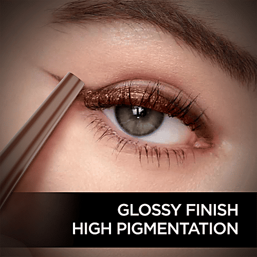 Faces Canada Magneteyes Colored Eyeliner - Long-Lasting, 24 Hrs Waterproof, 4 ml Powerful Brown 