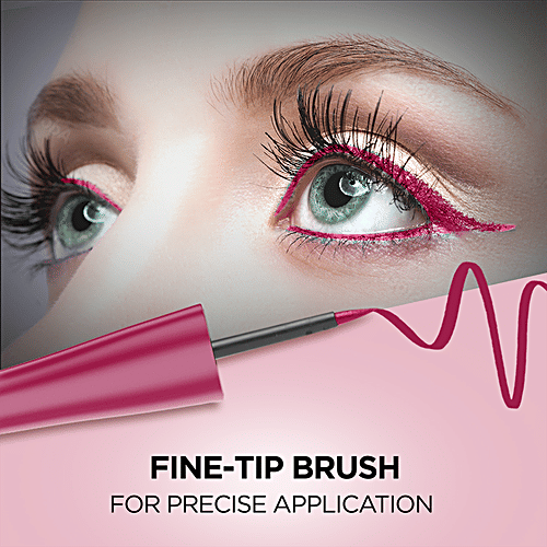 Faces Canada Magneteyes Colored Eyeliner - Long-Lasting, 24 Hrs Waterproof, 4 ml Graceful Burgundy 