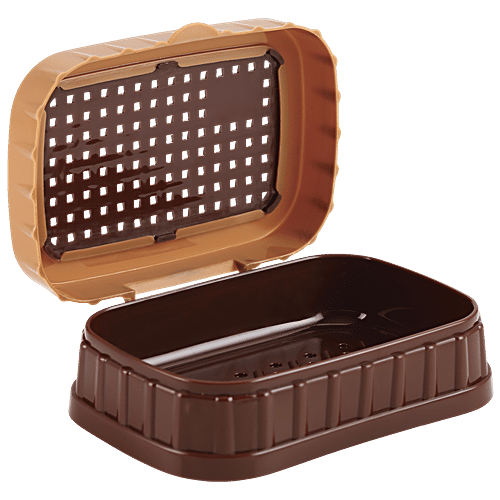 Nakoda Bathroom Soap Case/Stand - Dove With Lid Assorted Colour, 1 pc  Durable Plastic
 Convenient Design