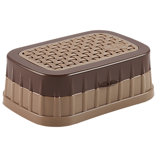 Nakoda Bathroom Soap Case/Stand - Dove With Lid Assorted Colour, 1 pc  Durable Plastic
 Convenient Design