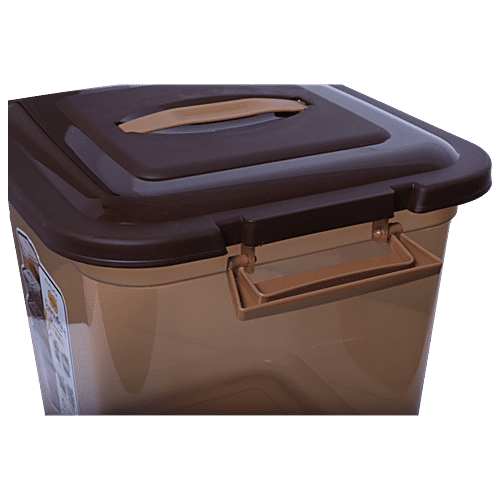 Nakoda Plastic Container Atta/Dal/Rice Storage, Everyday 1000 Multipurpose Food Storage, Assorted Colour, 12 L  