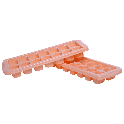 Nakoda Ice Cube Tray Refrigerator Chilled - Assorted Colour, 2 pcs