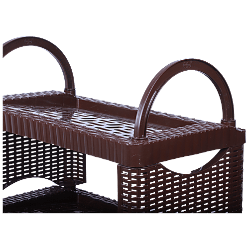 Nakoda Shoe & Sandal Rack - 3 Steps, Assorted Colour, Futura Multipurpose, 1 pc  