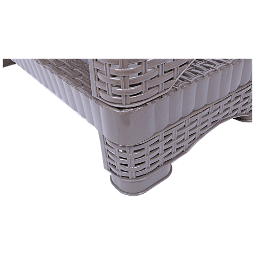 Nakoda Shoe & Sandal Rack - 3 Steps, Assorted Colour, Futura Multipurpose, 1 pc  