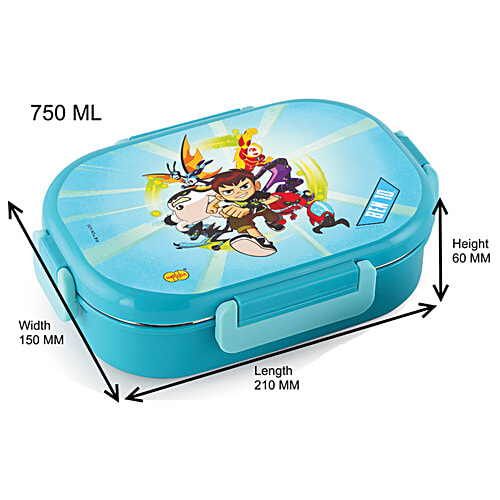 Nakoda Kids Lunch Box Ben 10 - Sonet Big Insulated Stainless Steel, 750 ml
