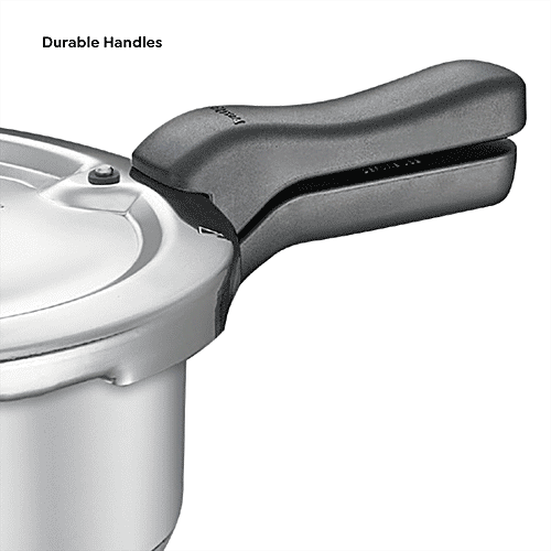 Prestige Svachh Aluminium Anti-Bulge Induction Base Senior Deep Pan Pressure Cooker - Silver, 5 L