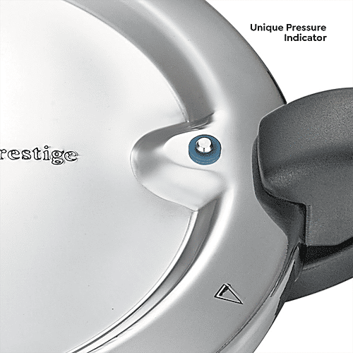 Prestige Svachh Aluminium Anti-Bulge Induction Base Senior Deep Pan Pressure Cooker - Silver, 5 L
