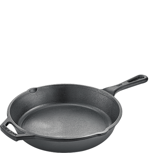 Buy Prestige Cast Iron Scratch Resistant Gas & Induction Compatible Fry Pan 25 cm, Black