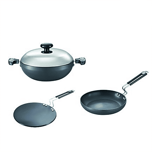 Buy Prestige Hard Anodised Plus Induction Base Cookware Set Online at