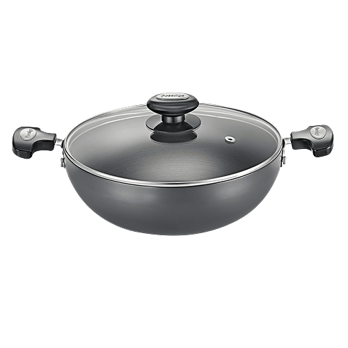 Buy Prestige Hard Anodised Plus Gas & Induction Compatible Kadai With