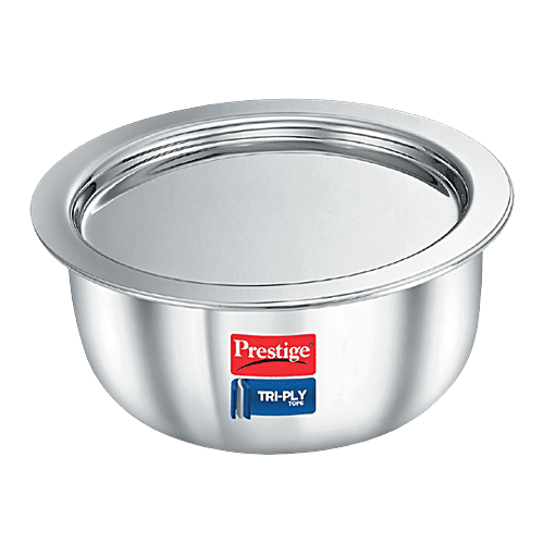 Buy Prestige TriPly Stainless Steel Induction Base Tope With Lid, 20
