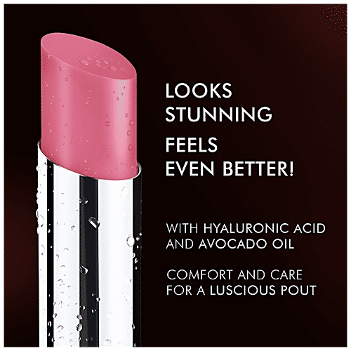 Lakme Absolute Skin Dew Satin Lipstick, 3.4 g 201 