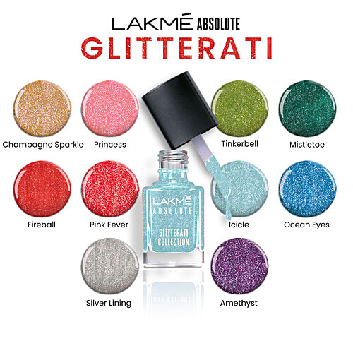 Lakme Glitterati Collection Nail Paint For High Glam, 12 ml 114