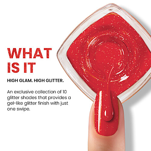 Lakme Glitterati Collection Nail Paint For High Glam, 12 ml 118