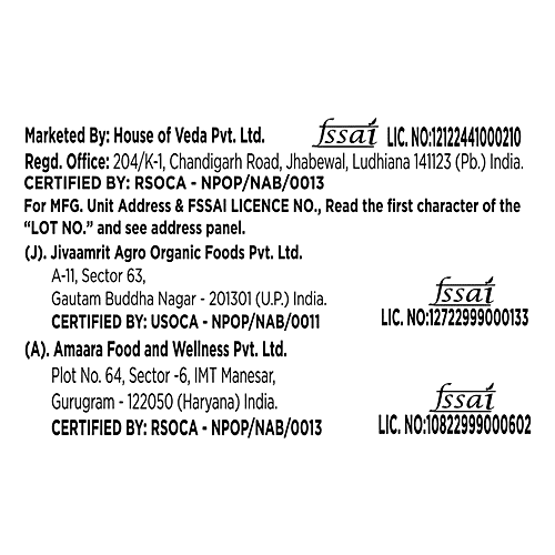 HOUSE OF VEDA Organic Arhar Tur Dal, 1 kg  Rich In Protein & Fibre, Free From Preservative & Gluten