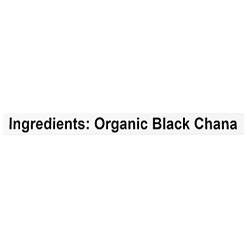 HOUSE OF VEDA Organic Black Chana, 500 g Protein & Fibre Rich, Free From Preservatives & Gluten