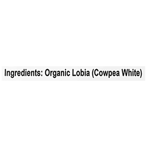 HOUSE OF VEDA Organic Lobia Cowpea White, 1 kg  Protein & Fibre Rich, Free From Preservatives & Gluten