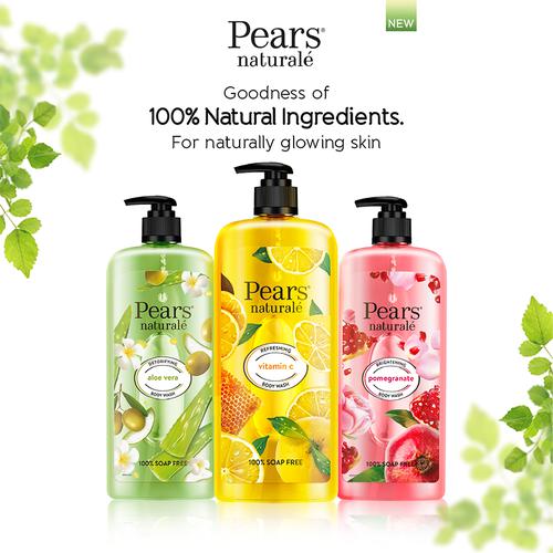 Pears Naturale Nourishing Coconut Water Body Wash - 100% Soap Free, 750 ml