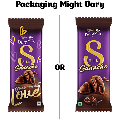 Cadbury Dairy Milk Silk Ganache Chocolate Bar, 137 g  