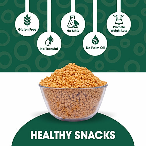 Diet-Fils Chia & Quinoa Roasted Millet Multigrain Snacks - Lemon & Mint, 125 g Jar 