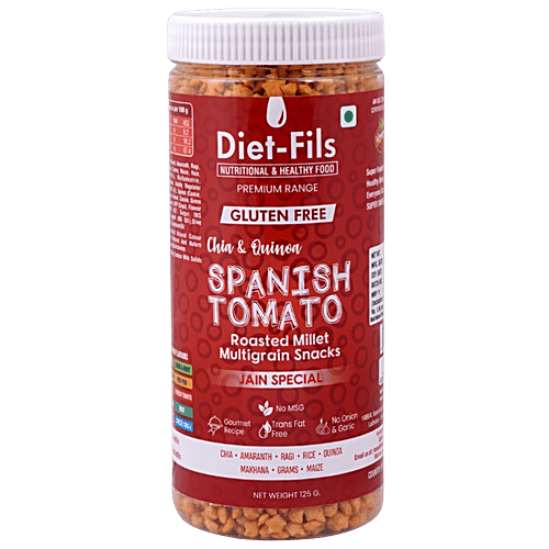 Buy DietFils Chia & Quinoa Roasted Millet Multigrain Snacks Spanish