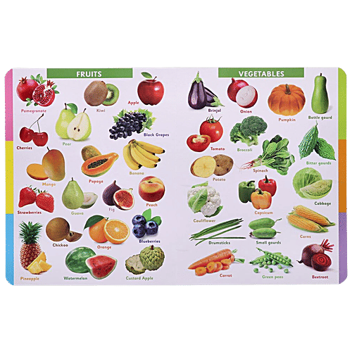 Navneet Four In One Board Book - Alphabet, Numbers, Hindi Varnamala & General Knowledge, 1 pc