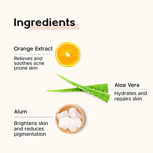 Zeoveda Natural Vitamin C Pore Cleansing Face Wash - For Acne & Oily, Bright & Clear Skin, 100 ml  Face Cleanser For Both Men & Women, Parabens & Sulphates Free