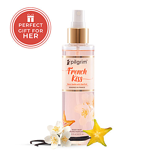 Pilgrim French Kiss Body Mist - Vanilla With Starfruit, 150 ml  