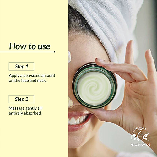 Lotus Botanicals Natural Green Tea HydraDetox Glow Boosting Day Cream - SPF 20, With Niacinamide, 50 g  Boosts Glow and Enhances Skin Radiance, Hydrates Skin, Protects From Sun, Prevents Acne and Pimples, For All Skin Types