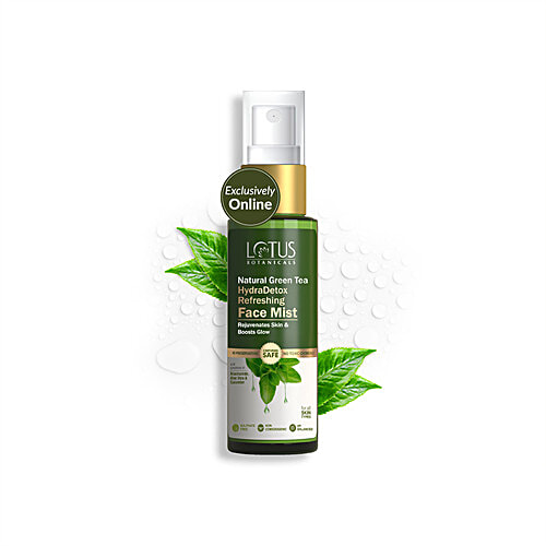 Buy Lotus Botanicals Natural Green Tea HydraDetox Refreshing Face Mist