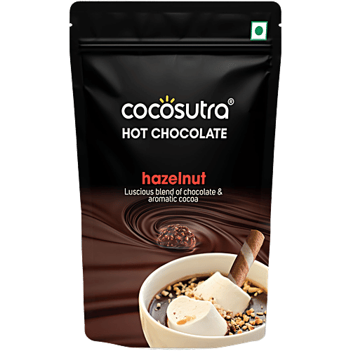 Cocosutra Hazelnut Drinking Chocolate Mix - Enjoy Hot Or Cold, Makes Smoothies & Shakes, 100 g  Creamy Tasti
 Luscious Blend
 Velvety Rich