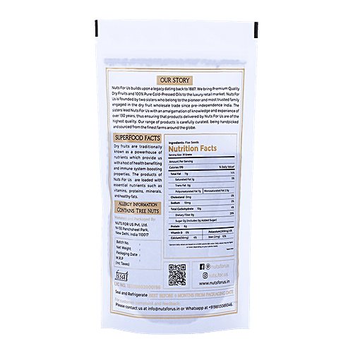 Nuts For Us Pvt Ltd Flax Seeds, 250 g  Rich In Vitamins & Minerals