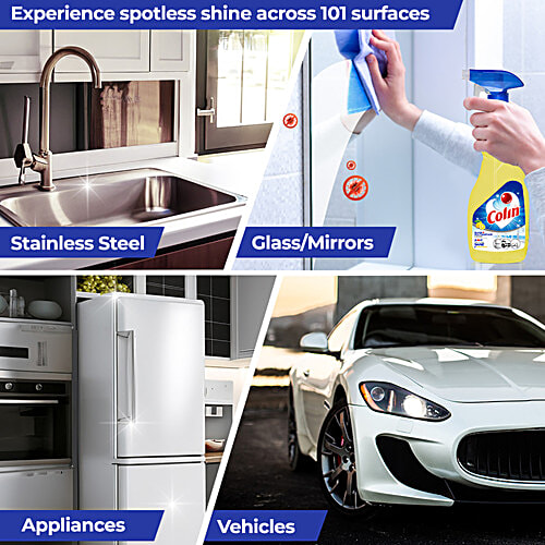 Colin Glass & Multisurface Cleaner Spray - Lemon Burst, 500 ml