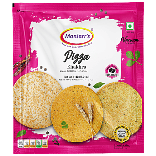 Maniarr's Pizza Khakhra, 180 g  