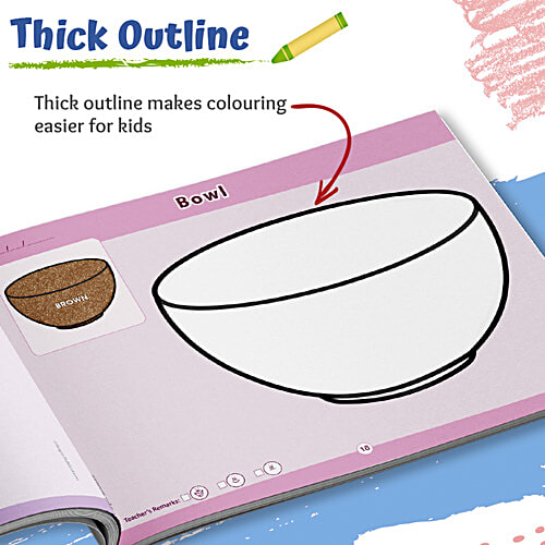 Target Publications Blossom Colouring Books For Kids 2+ Years, 6 pcs (Set of 6)