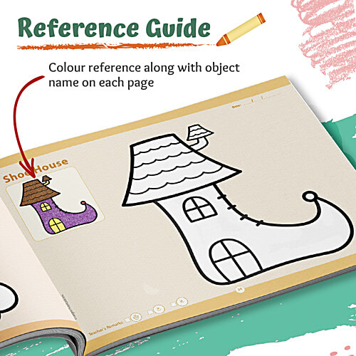 Target Publications Blossom Colouring Books For Kids 2+ Years, 6 pcs (Set of 6)