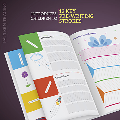 Target Publications Writing Practice Book - For Kids 2 to 6 Years, 4 pcs (Set of 4) 