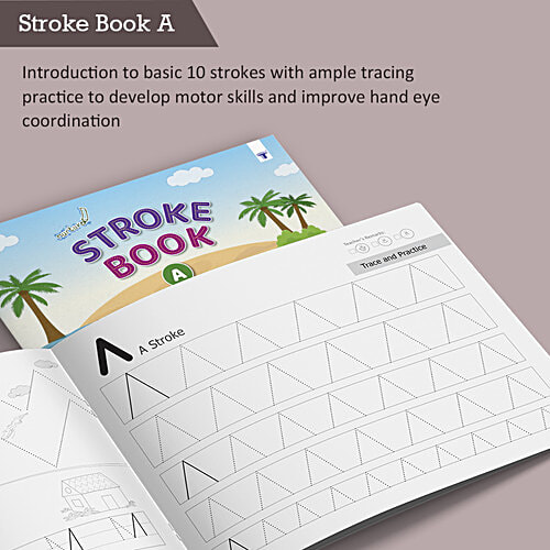 Target Publications Nursery Writing Books - For Kids 2 to 6 Years, 4 pcs (Set of 4) 