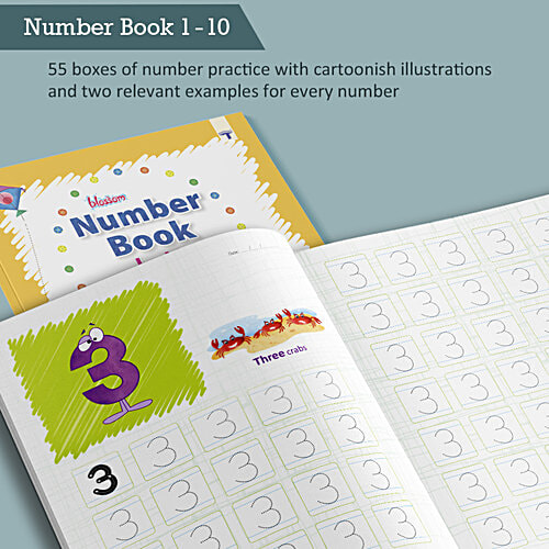 Target Publications Nursery Writing Books - For Kids 2 to 6 Years, 4 pcs (Set of 4) 