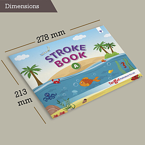 Target Publications Nursery Writing Books - For Kids 2 to 6 Years, 4 pcs (Set of 4) 